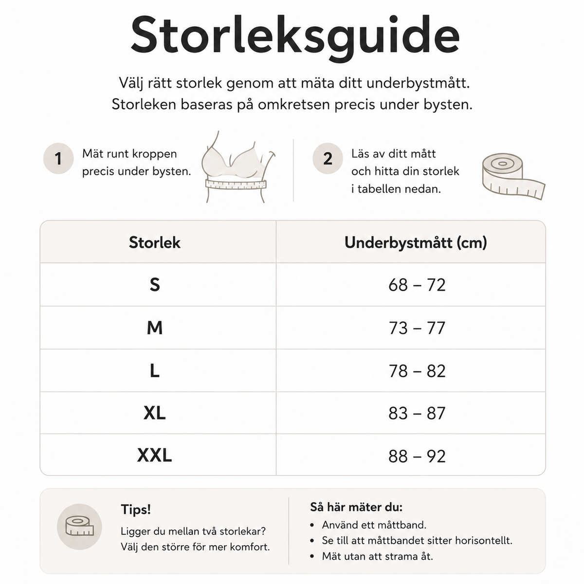 Støtte-BH med kryssrygg – komfortabel passform for hverdagsbruk