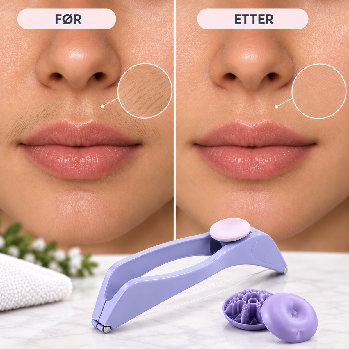 SilkyFace™ Trådepilator for ansiktet